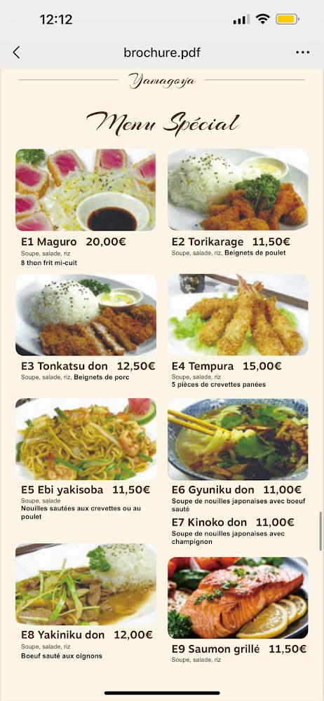Yamagoya - Menu Image 3